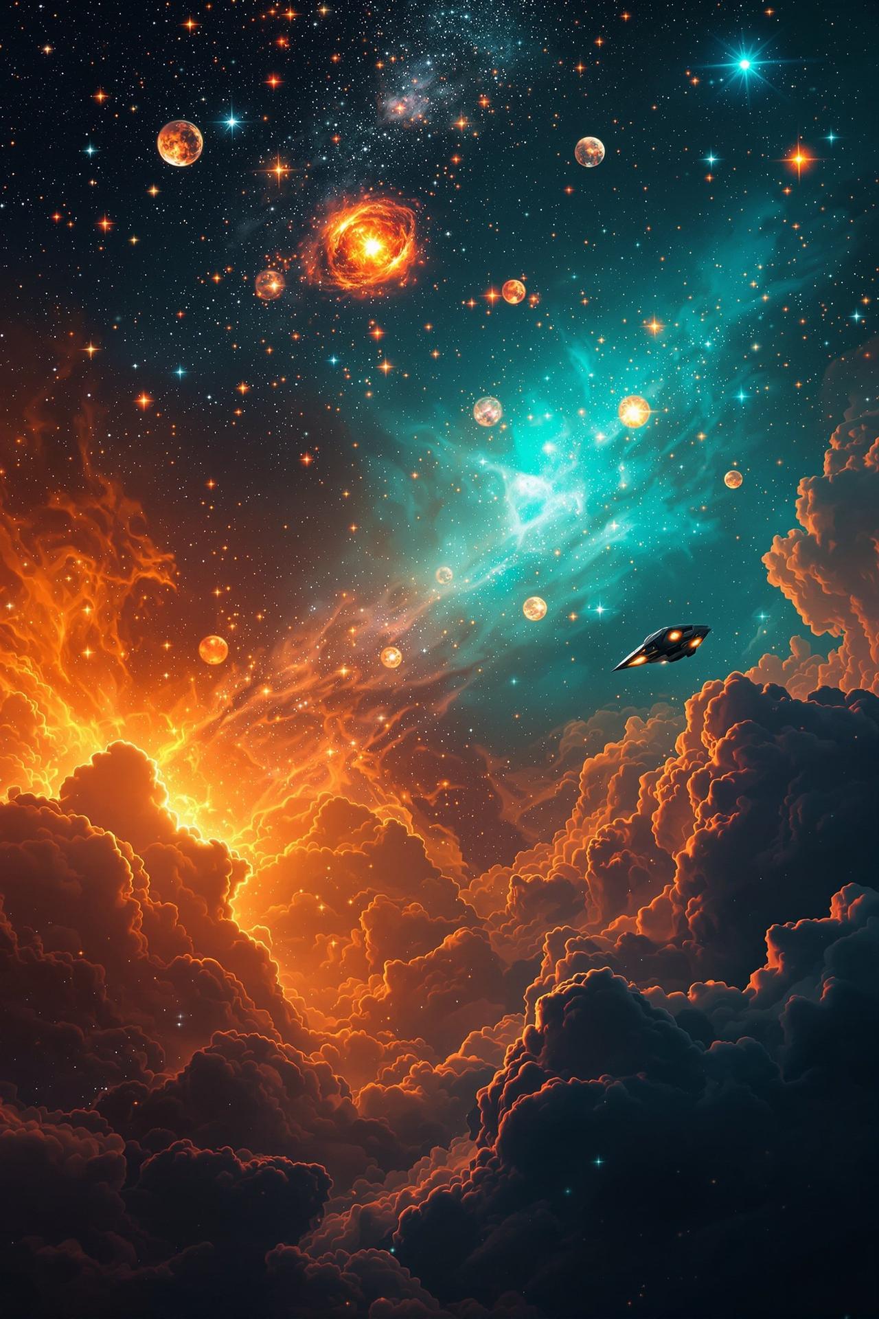 芒果视频独家呈现电影《星际回响》高清海报，科幻冒险巨制